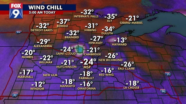 Minnesota weather: How cold it got on Saturday