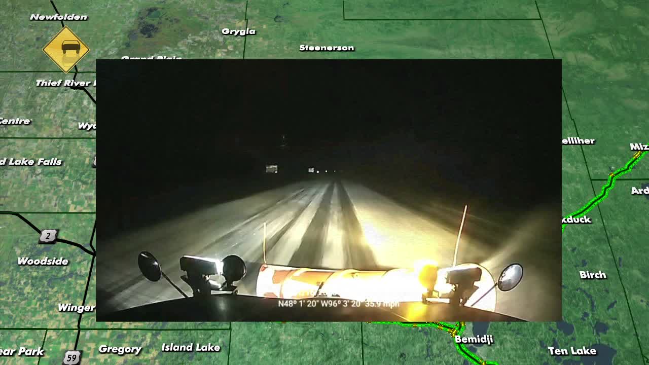 MN weather: Snow, gusty winds impact road conditions; roads closed in northwestern MN