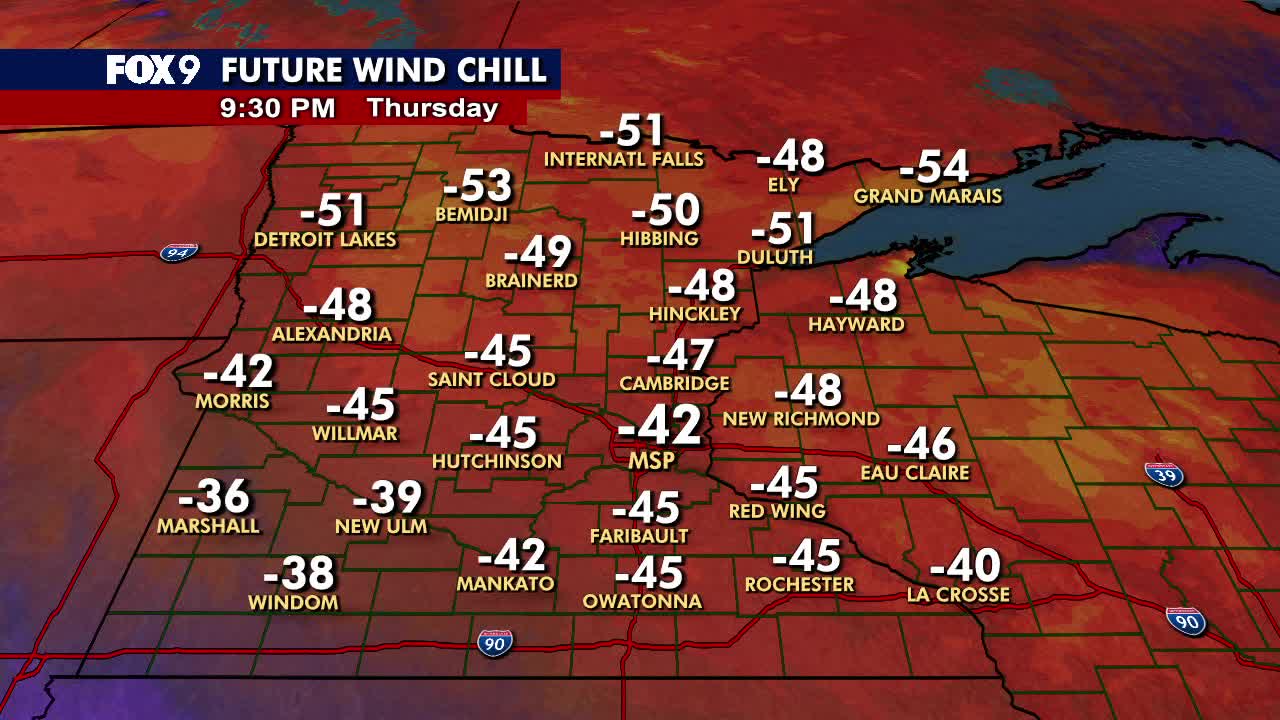 Minnesota weather: What to expect with extreme cold warning Thursday-Friday
