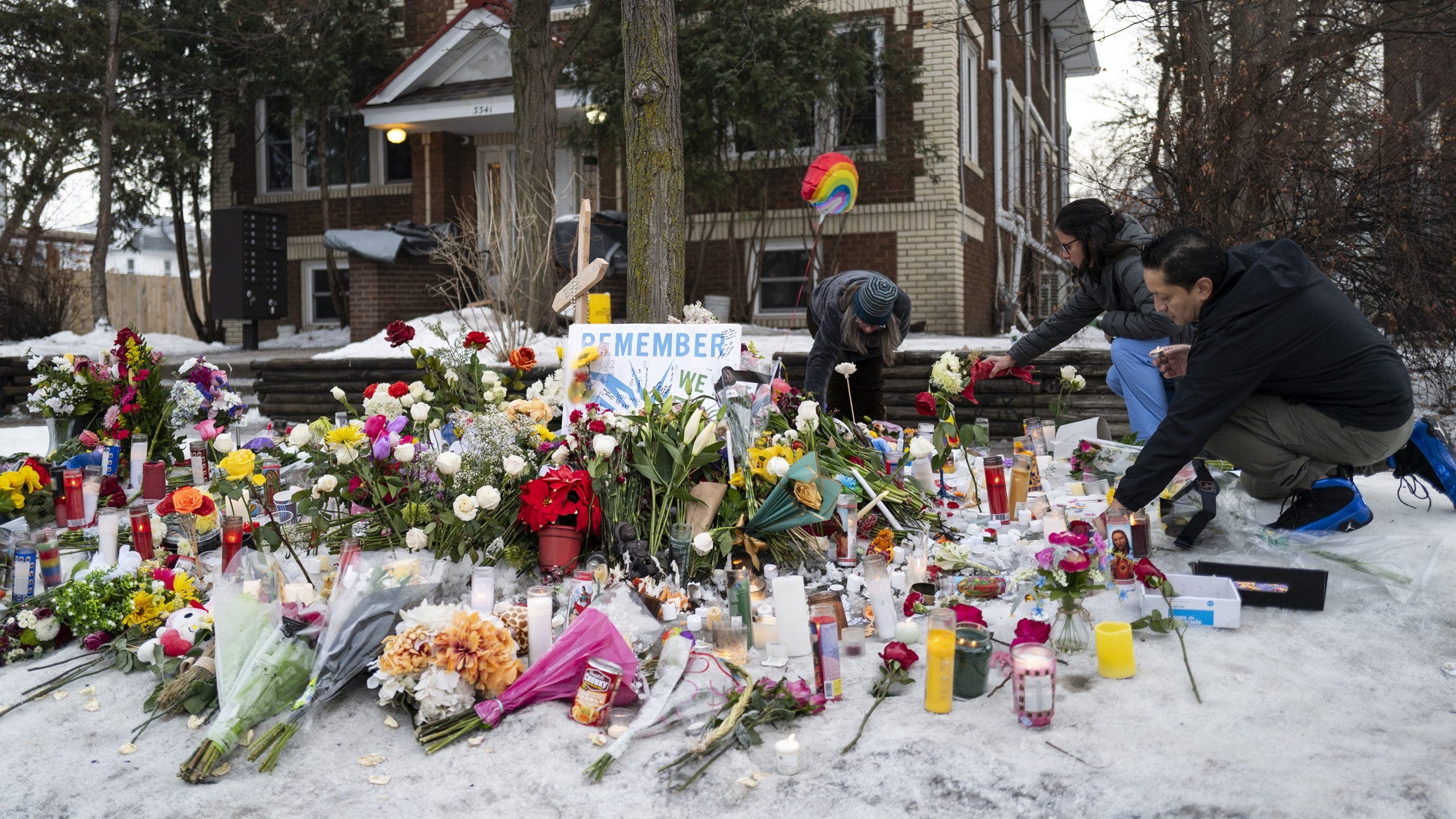 Renee Good memorial site damaged in fire, being investigated as 'suspicious'