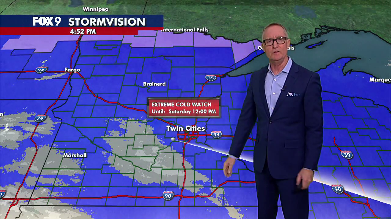 MN weather: Extreme Cold Watch starts Thursday night
