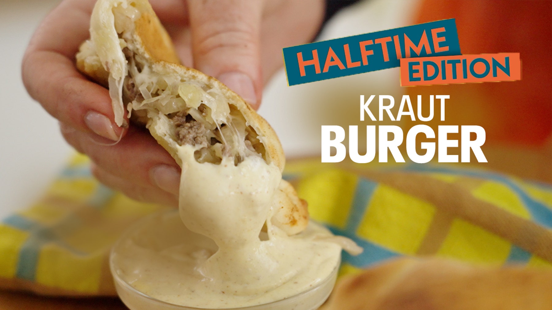 Halftime with Taste Buds: Kraut Burgers