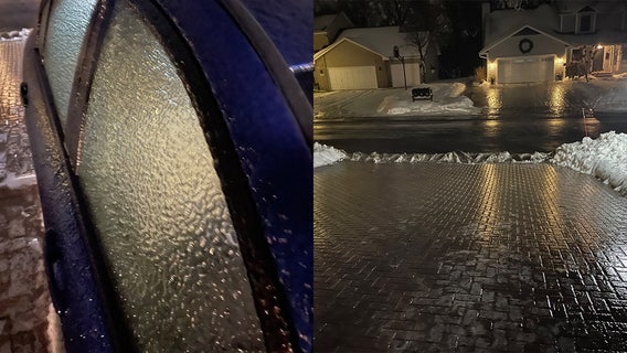 MN weather: Slick morning on Twin Cities roads