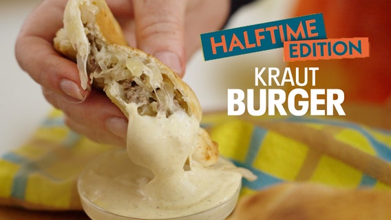 Halftime with Taste Buds: Kraut Burgers