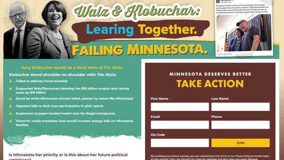 GOP campaign launches WalzThirdTerm website highlighting Sen. Klobuchar record