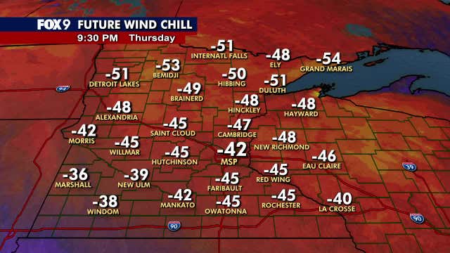 Minnesota weather: What to expect with extreme cold warning Thursday-Friday