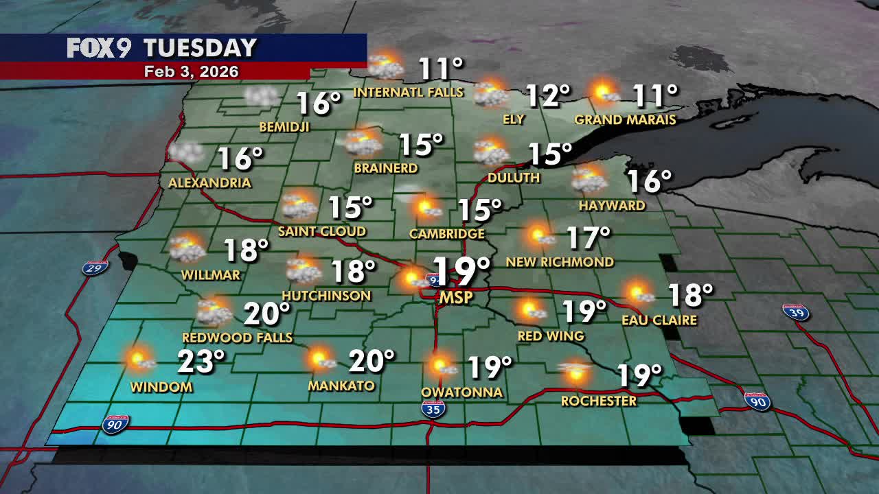 Minnesota weather: A sunny, tranquil, and chilly day on Tuesday