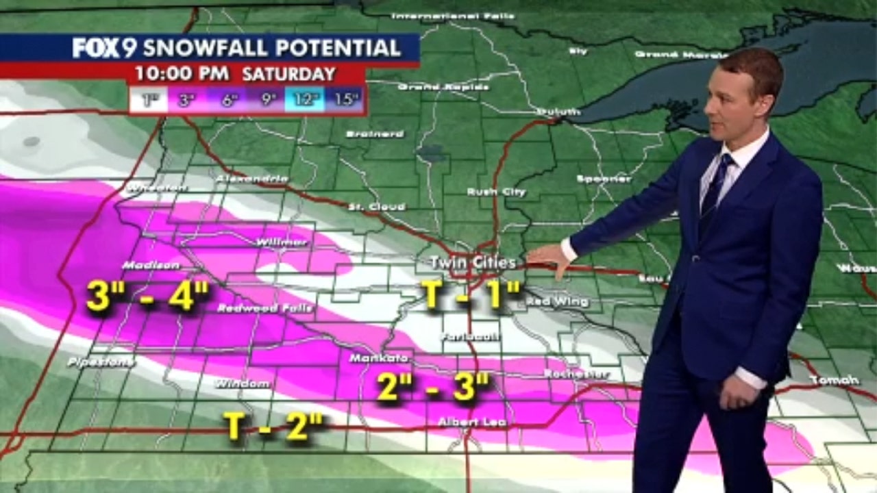 Minnesota weather: Snow in southern and western MN Saturday, chilly all weekend