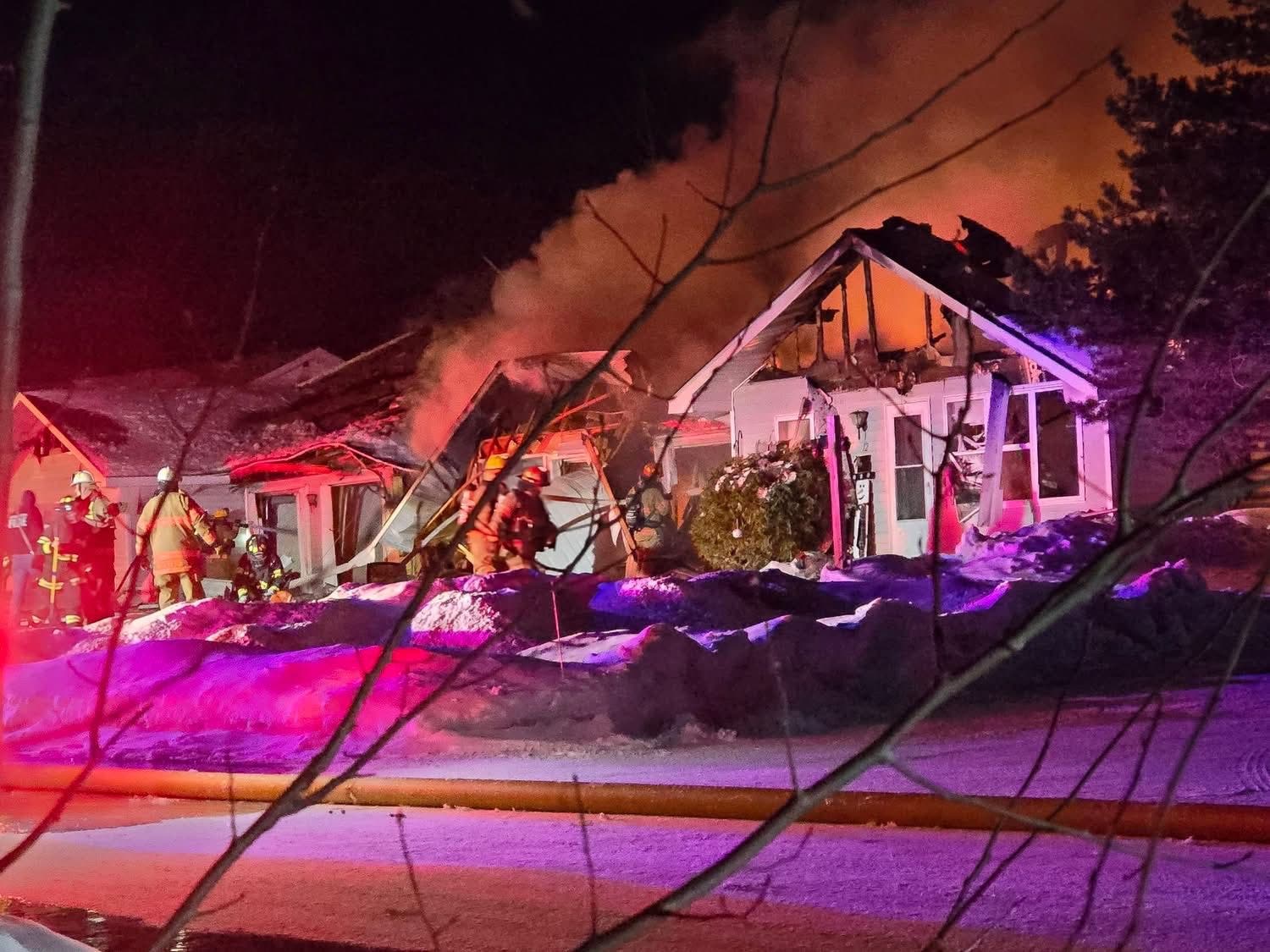 Hermantown house explosion leaves 2 dead