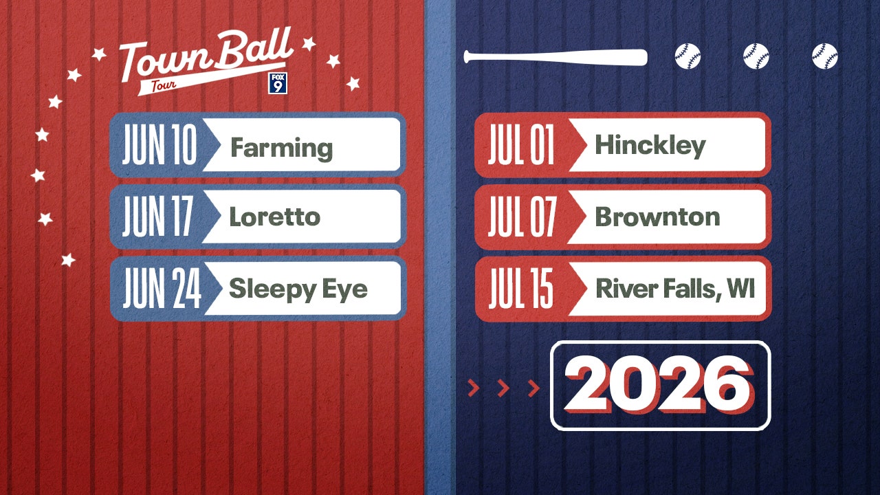 2026 FOX 9 Town Ball Tour schedule