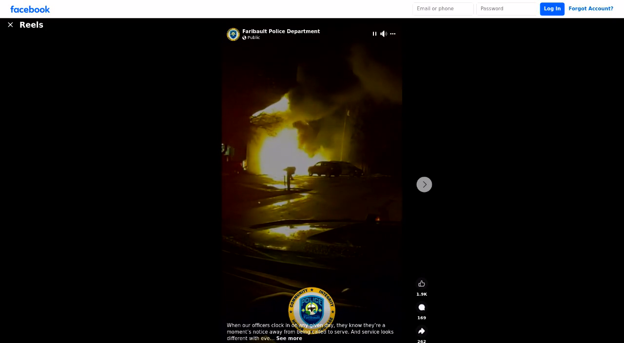 Faribault officers rescue 5 people stranded on roof of home engulfed by fire