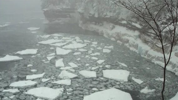 Apostle Islands ice caves closed after ice shelf breaks apart during storm