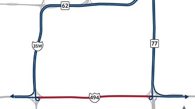 I-494 ramp and bridge closures start Feb. 19 for reconstruction