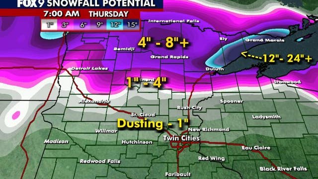 Minnesota weather: Mild and breezy Tuesday before rain and snow move in