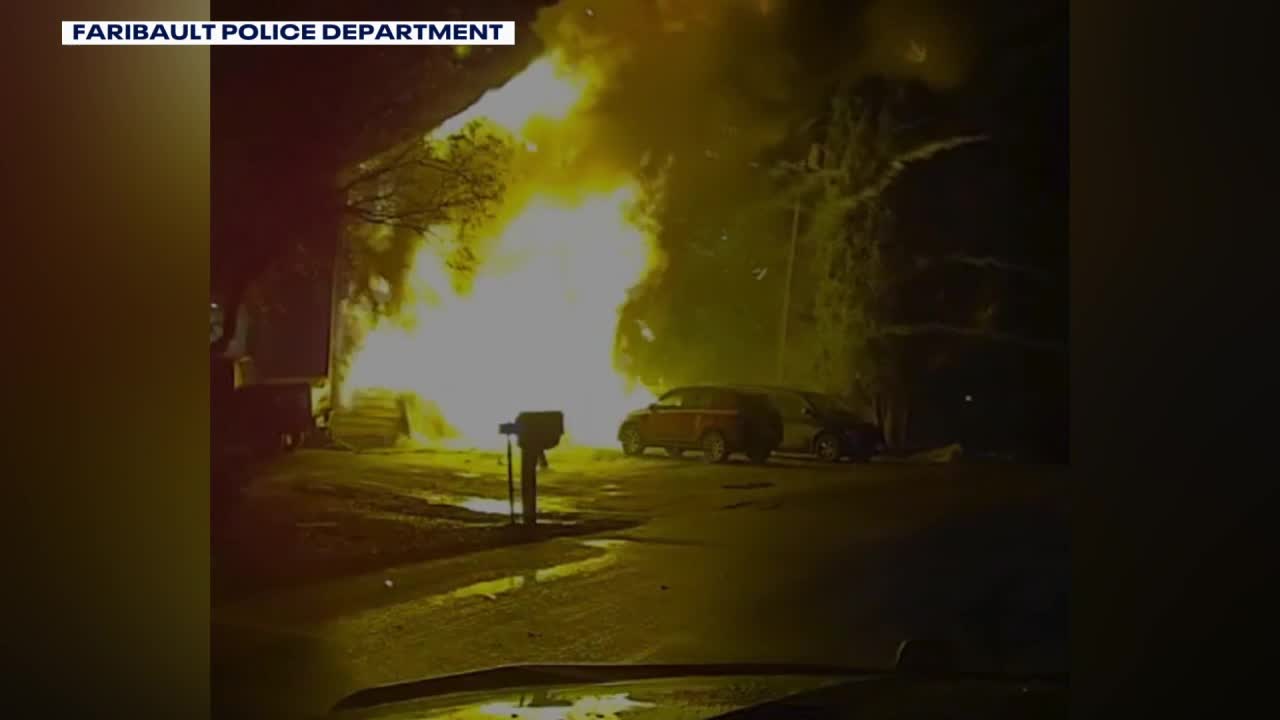 Faribault officers rescue 5 from dramatic house fire captured on body cameras