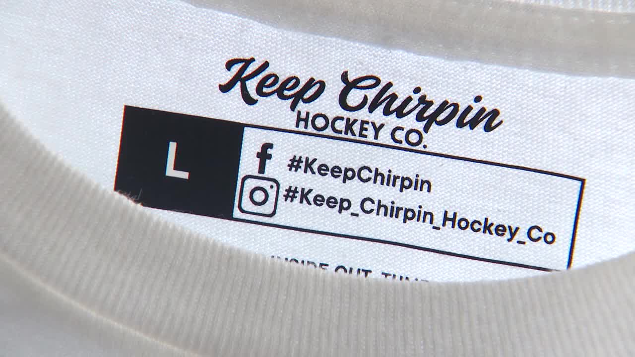 Twin Cities 11-year-old launches hockey clothing company: 'Keep Chirpin''