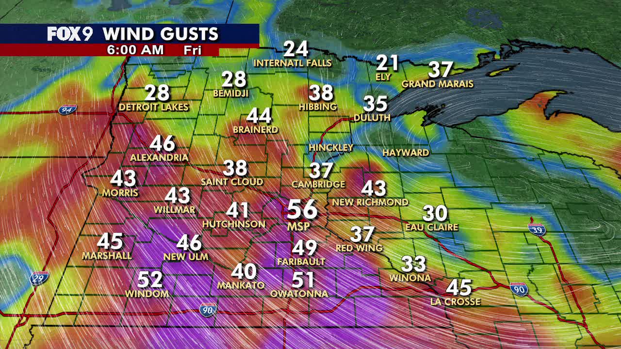 MN weather: Over 20K Xcel customers lose power amid powerful wind gusts