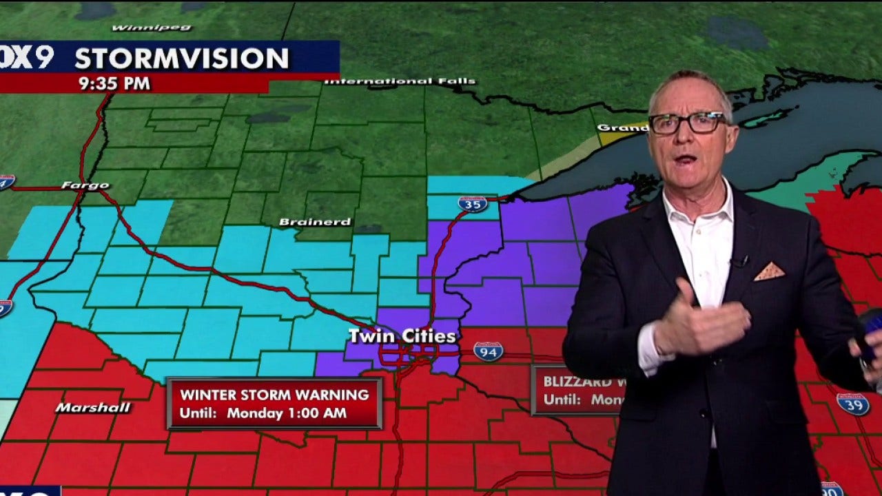 Live updates on Minnesota winter storm: Blizzard conditions, school closings Monday