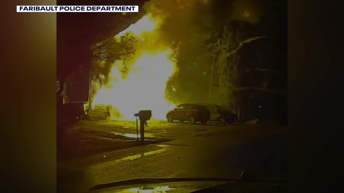 Faribault officers rescue 5 from dramatic house fire captured on body cameras