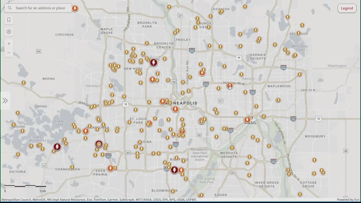 MN weather: Over 20K Xcel customers lose power amid powerful wind gusts