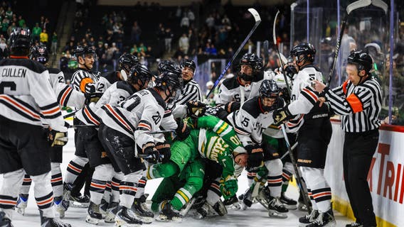 Sports photographer captures epic photo of Moorhead-Edina scuffle