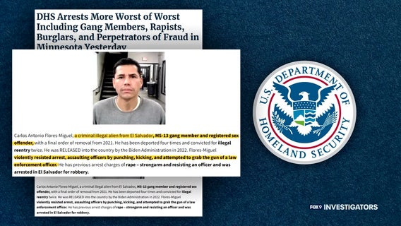 ICE in MN: El Salvador man released after DHS labels him 'Worst of the Worst'