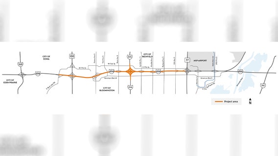Westbound I-494 to close nightly in Bloomington and Richfield from March 9-14