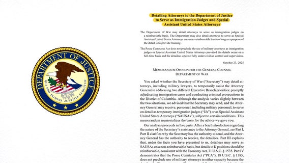 ICE in Minnesota: Concerns over use of JAG Corps attorneys for criminal prosecutions