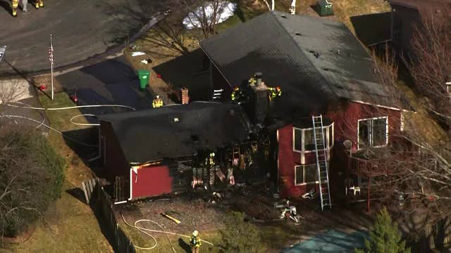3 adults, 1 pet safely escape Maple Grove house fire