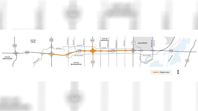 Westbound I-494 to close nightly in Bloomington and Richfield from March 9-14
