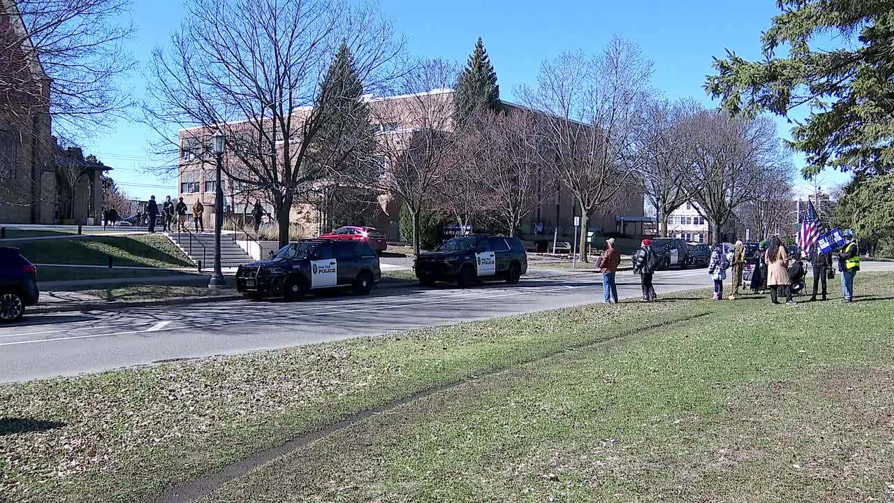 Protest at Cities Church in St. Paul leads to woman's arrest on Easter Sunday
