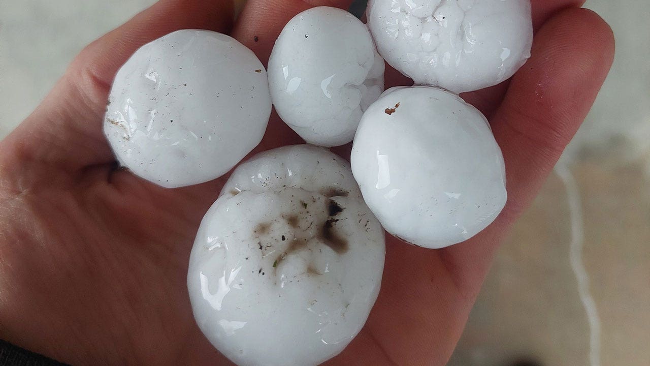 Plowable hail, egg-sized hail in Minnesota storms: Photos