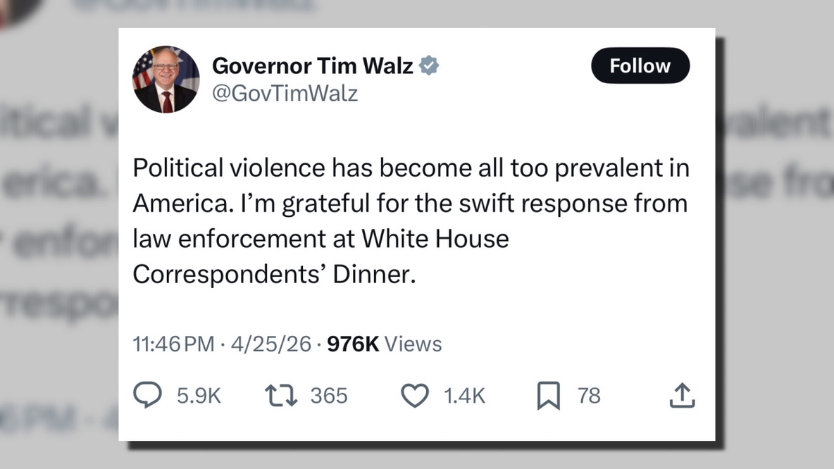 White House Correspondents’ Dinner shooting: Minnesota leaders condemn political violence