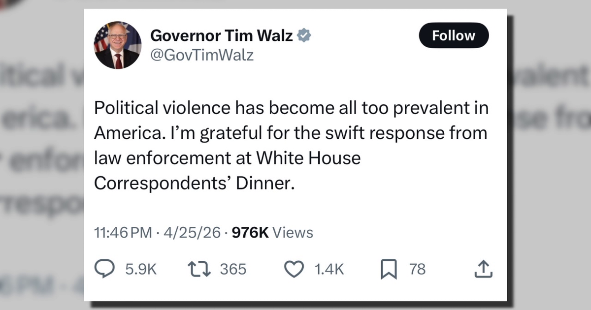 White House Correspondents’ Dinner shooting: Minnesota leaders condemn political violence
