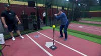 Seniors with Alzheimer's find laughter at batting cage