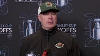Wild coach John Hynes won’t name goalie for Game 1 at Dallas Stars