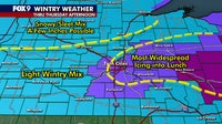 Minnesota weather: Cold with an icy morning mix to afternoon rain Thursday