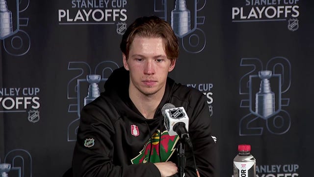 Wild's Matt Boldy on Game 4 OT winner: 'I was happy to see it go in'