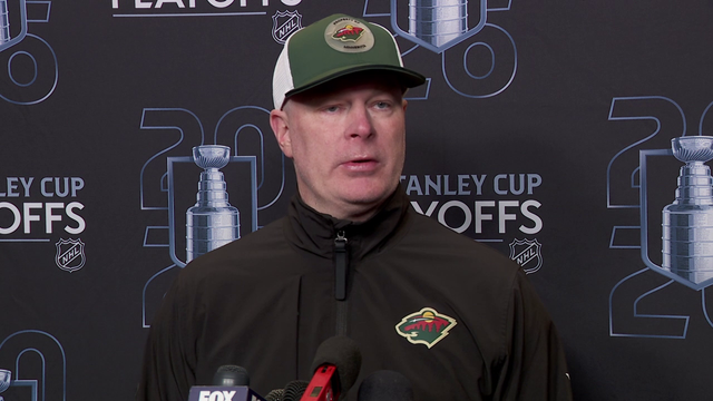 Wild coach John Hynes won’t name goalie for Game 1 at Dallas Stars