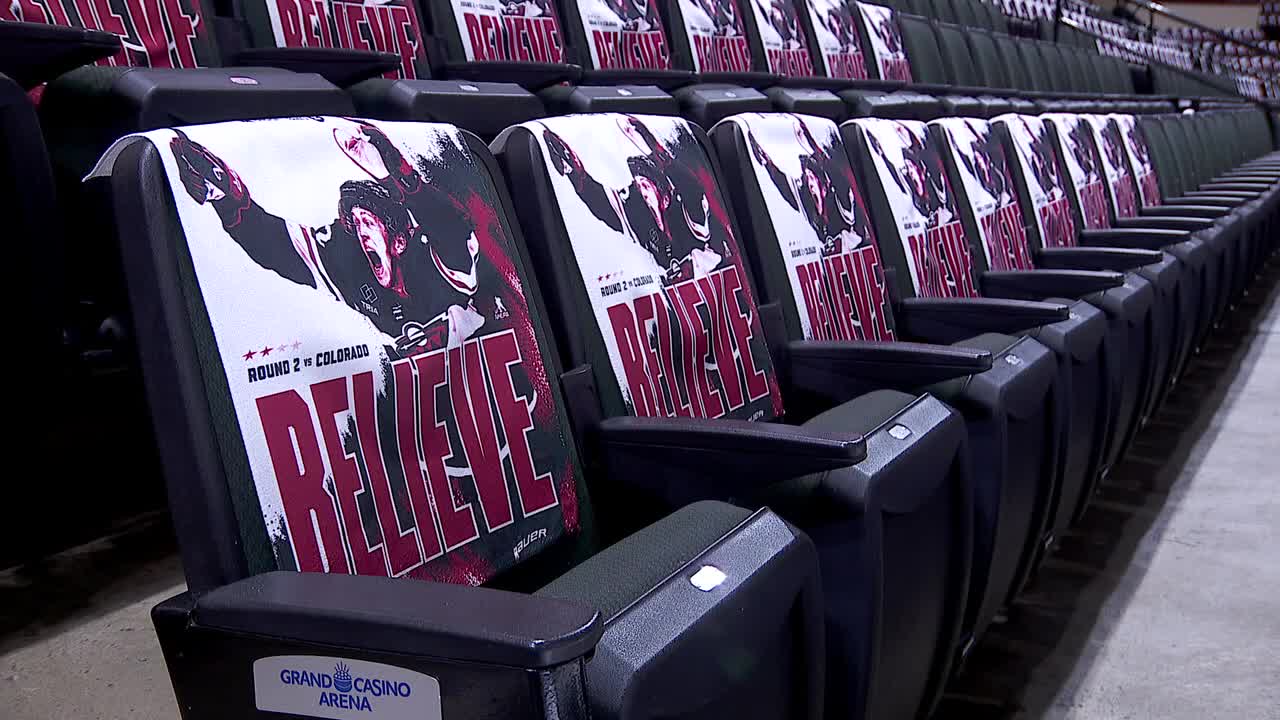 Minnesota Wild debut game-specific rally towels for Stanley Cup Playoff run