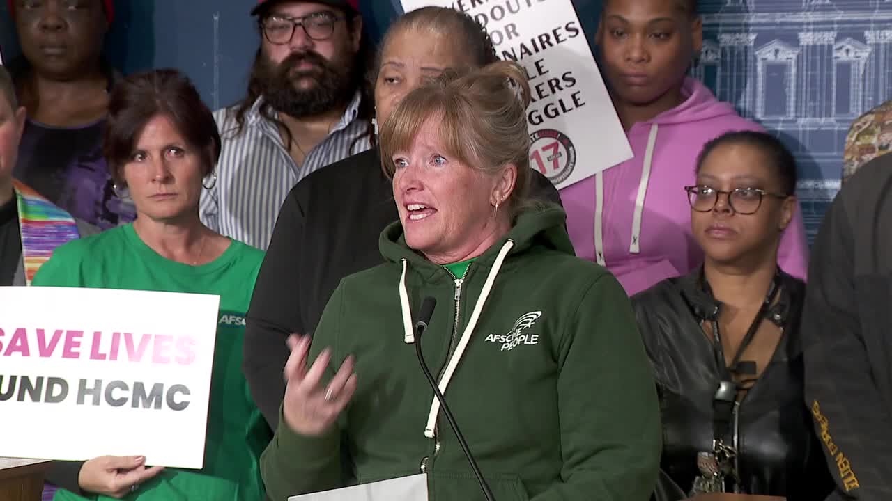 Target Field, HCMC employees call for lawmakers to save hospital