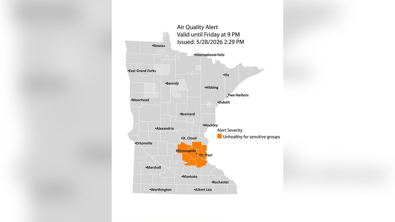 Air quality alert issued for Friday in Twin Cities