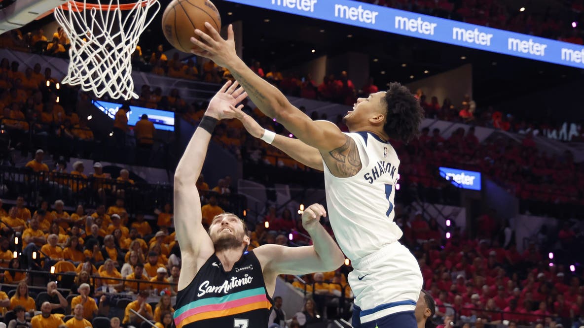 Timberwolves hold off Spurs 104-102 in Game 1 of Western Conference Semifinals