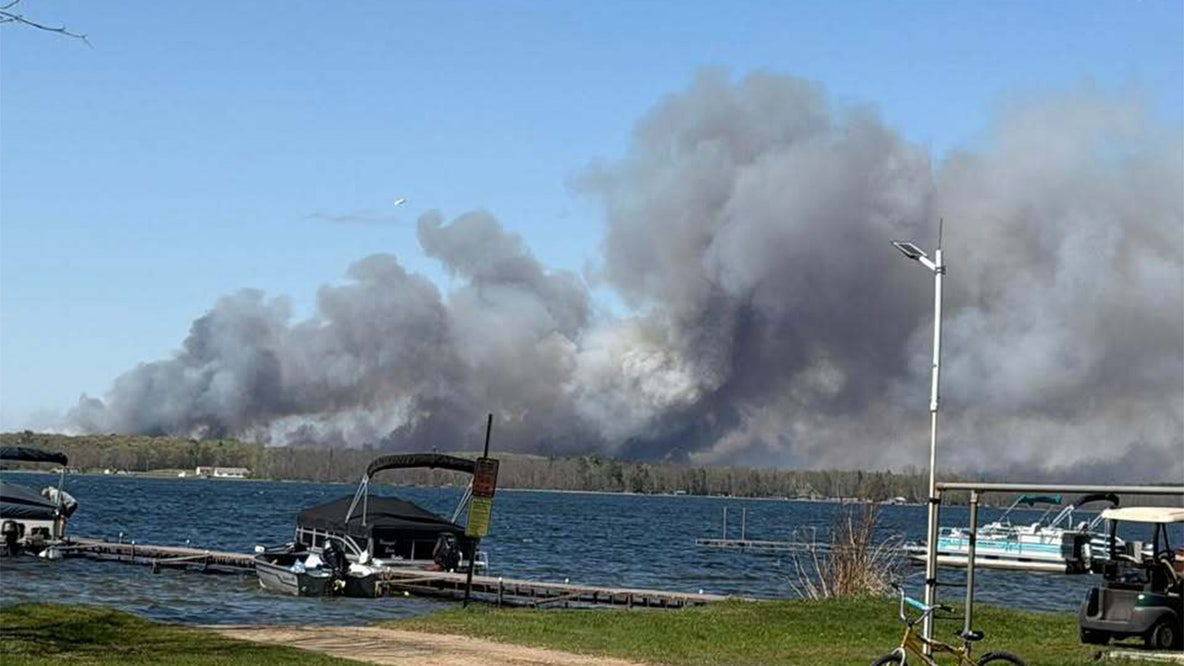 Flanders wildfire: Crow Wing County declares emergency due to fire