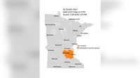 Air quality alert issued for Friday in Twin Cities