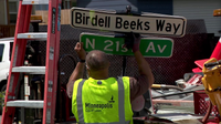 Birdell Beeks Way unveiled in north Minneapolis, 10 years after beloved grandmother's death