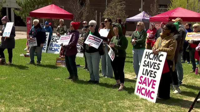 Hennepin County Medical Center workers holding May Day rally to save hospital from possible closure