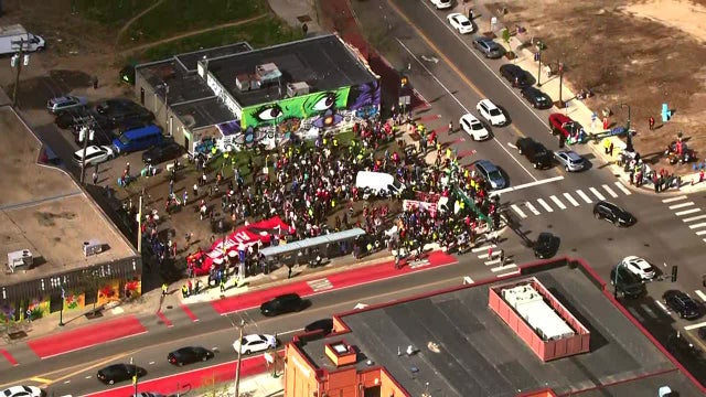 May Day march: Hundreds call for immigrant worker protections at annual rally