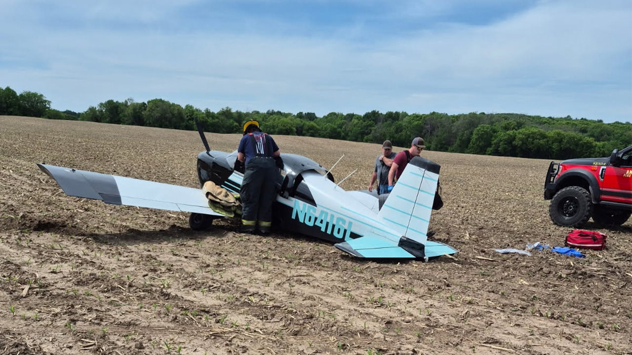 Pilot headed to Minnesota injured in plane crash after experiencing engine trouble