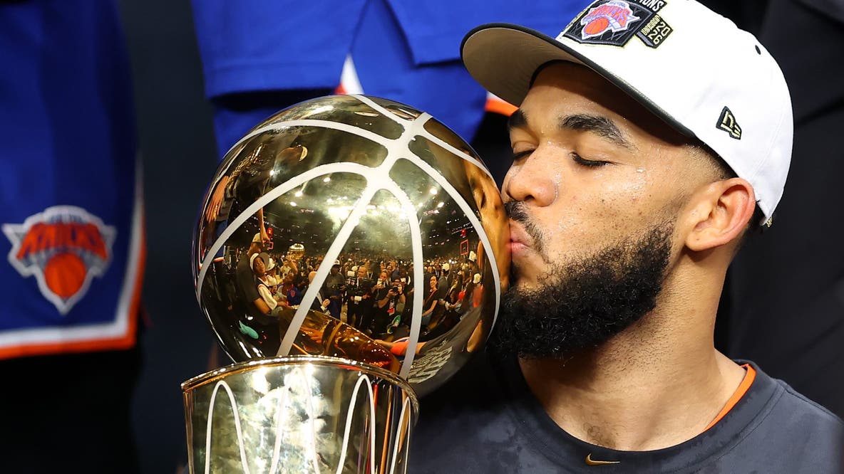 Karl-Anthony Towns calls Anthony Edwards after winning NBA title
